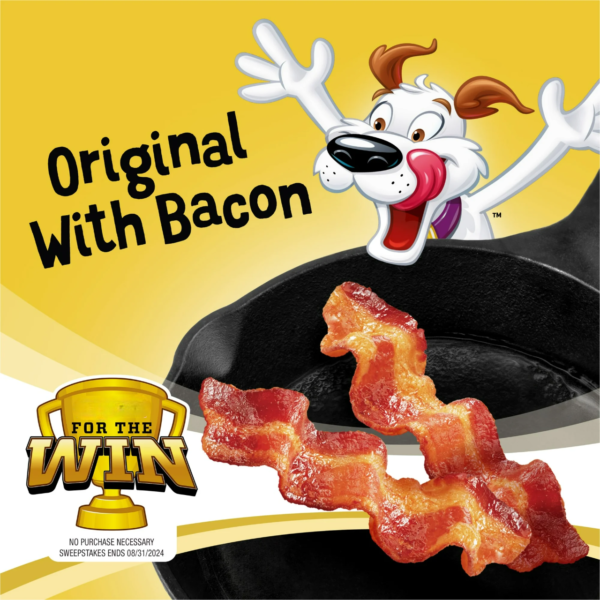 Strips Dog Treats Original with Bacon Flavor Dog Chews Snacks, 40 oz Pouch - Image 2