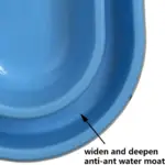 Cat Dog Pet Food Bowl 40 Oz Anti Ants Food Water Bowls Dish - Image 3